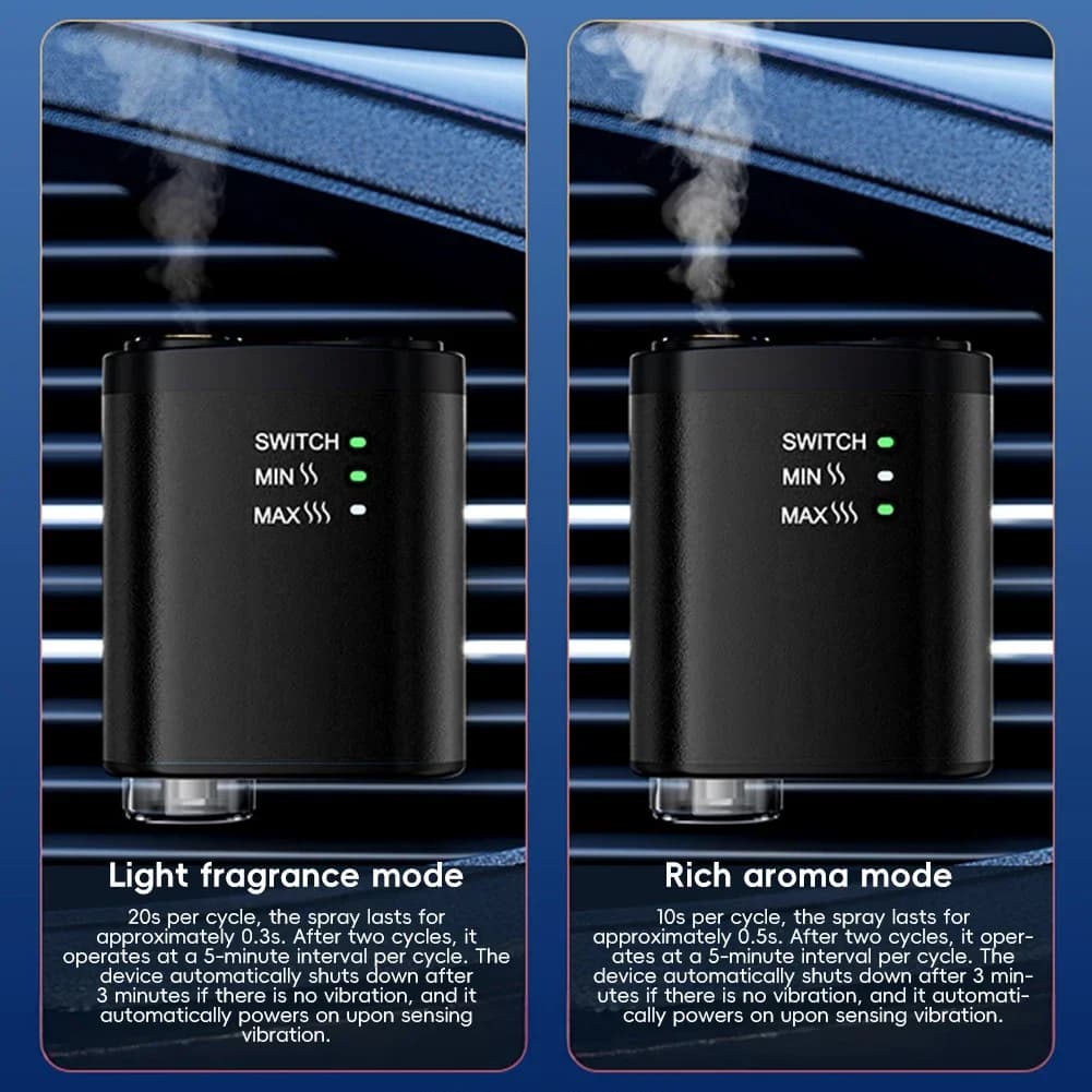 Diffusore d'aria automatico per auto, umidificatore per bocchette dell'aria, diffusore di aromi in legno, aromaterapia elettrica, profumatore per auto, fragranza.