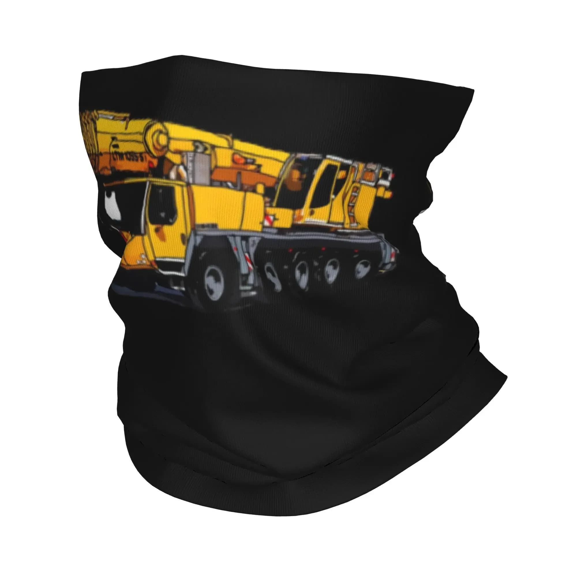 Liebherr Heavy Crane Bandana Ghetta per il collo Maschera stampata Sciarpa Maschera calda per il viso Corsa unisex adulto antivento