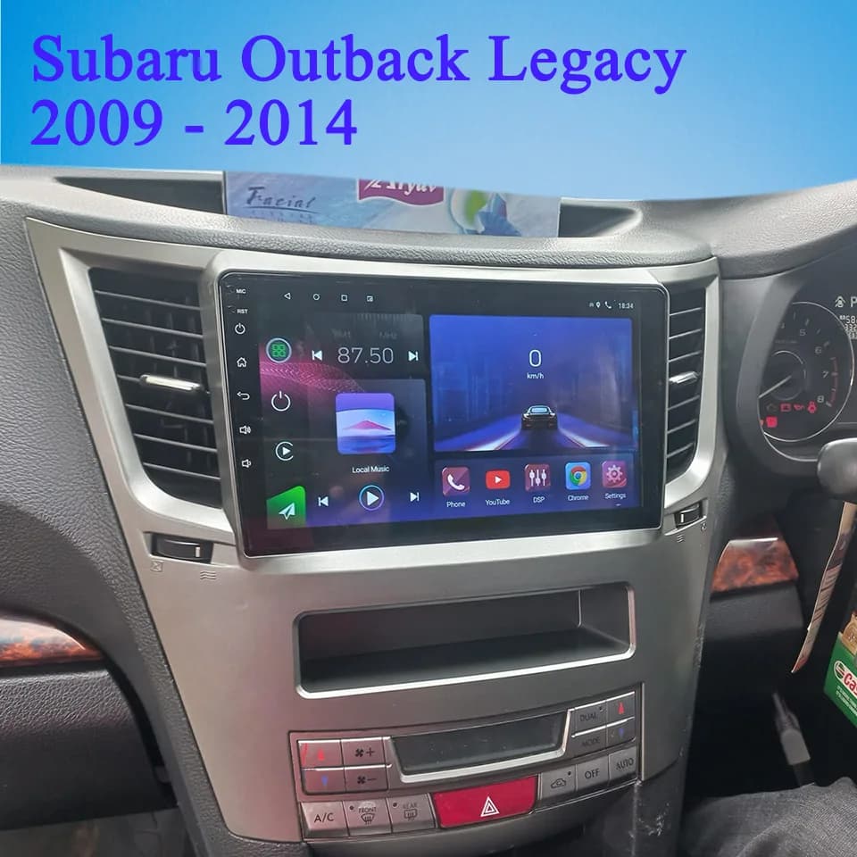 Android 14 8G Ram Autoradio Video Musica Nastro Per Subaru Legacy Outback 2009 2011 2013 2014 GPS Per Auto Navi Monitor DVD Cassetta RDS