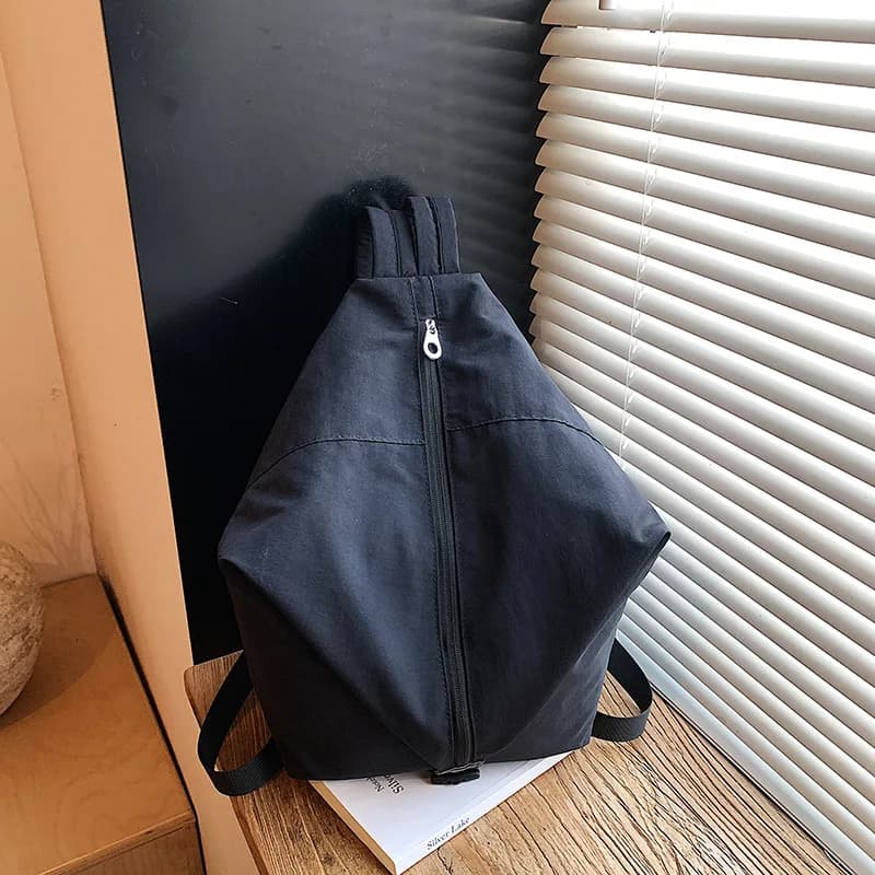 Zaino Piccolo Stile Coreano da Donna, Semplice Borsa Scuola per Studentesse, Borsa Sportiva in Nylon per Palestra, Viaggi e Pendolarismo, Zaino Leggero