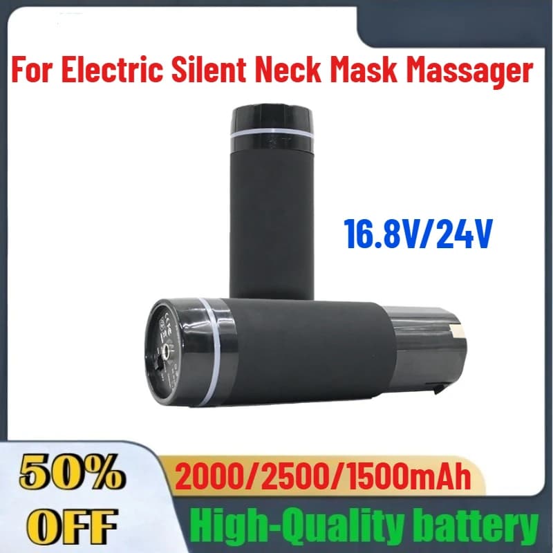 16.8V/24V 2000/2500/1500mAh Brushless Fascia Gun Massage Gun Battery Pack for Electric Silent Neck Mask Massager