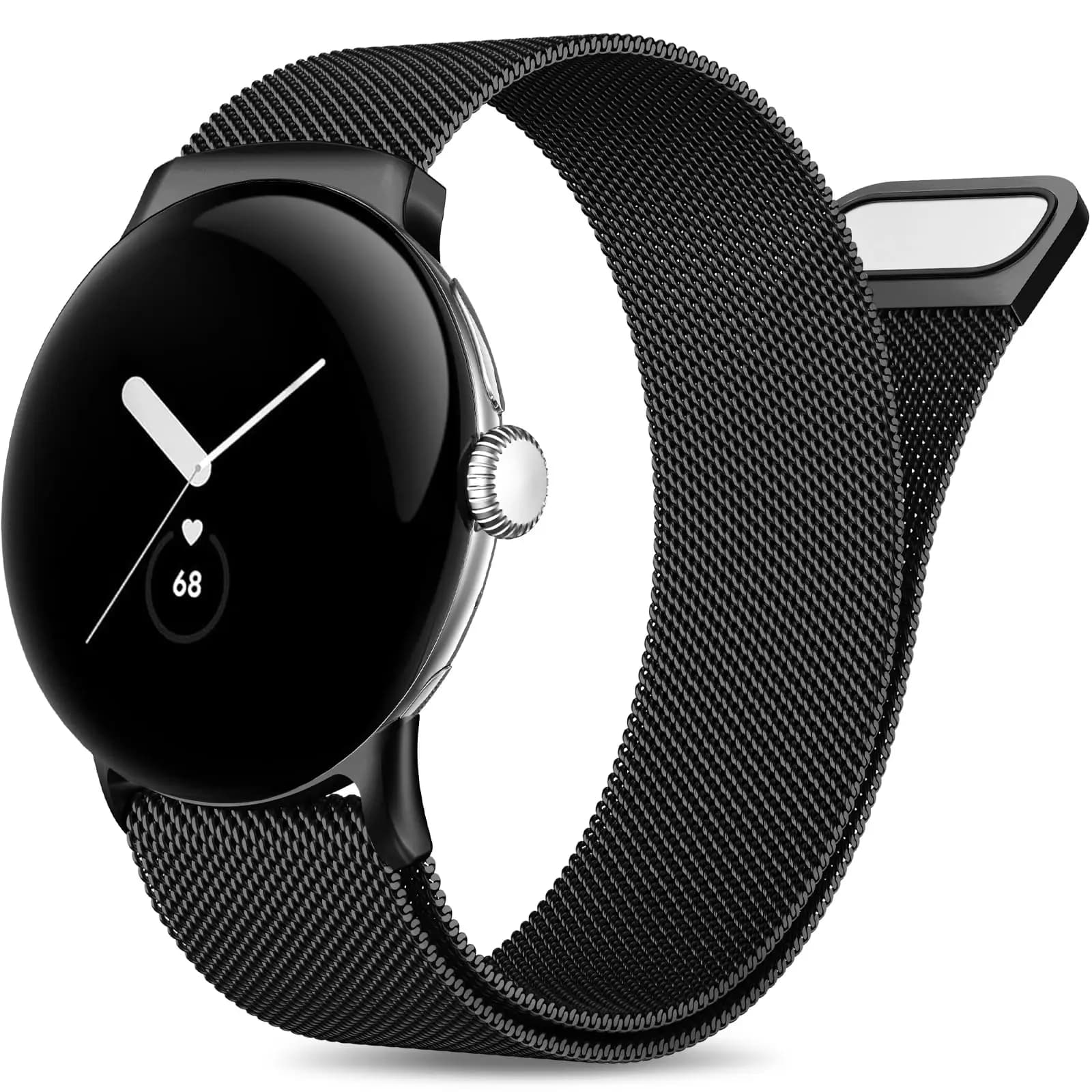 Milanese Ring for Google Pixel Watch 3 2 1 Strap 41mm Accessories Stainless Steel Bracelet Pixel Watch 3 Strap 45mm