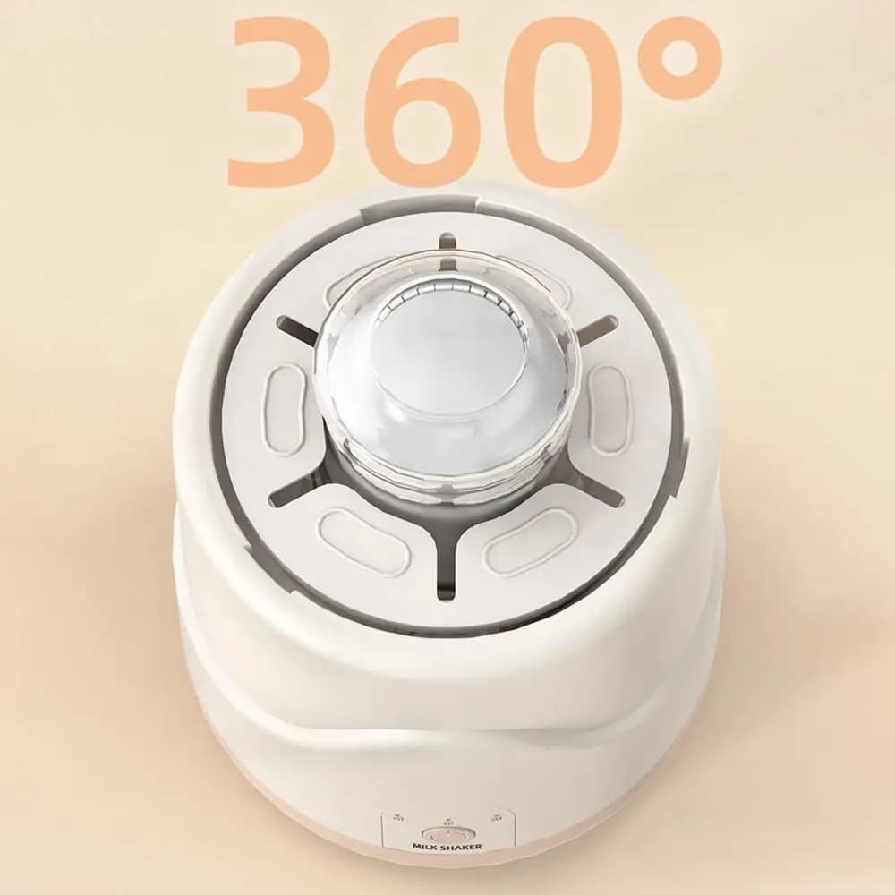Frullatore elettrico regolabile per latte per bambini senza grumi Miscelatore elettrico per polvere a basso rumore Ricaricabile tramite USB universale