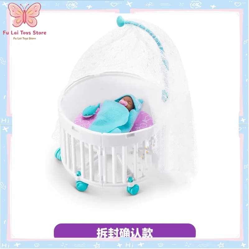 ZURU 5 Surprise My Mini Baby Serie 2 Capsula Misteriosa Set Gioco Realistico Mini Baby con Passeggino e Culla, Bambola in Miniatura, Giocattolo Carino Disponibile