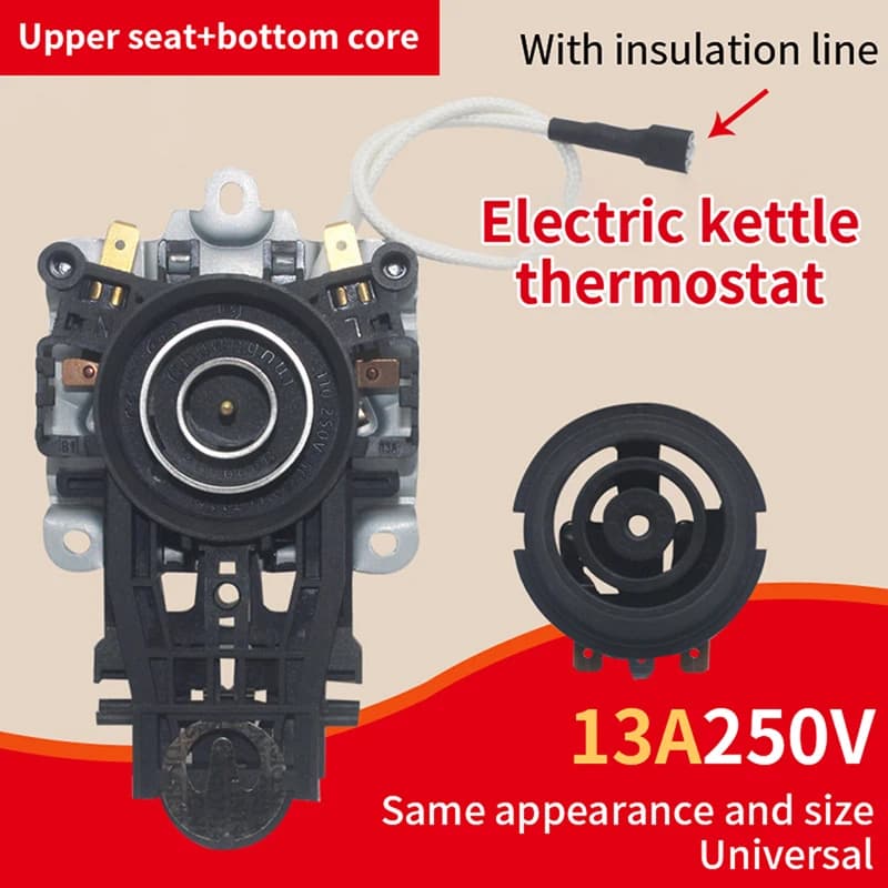 For Media Supor Electric Kettle Switch Thermostat Temperature Control U1867 Coupler STRIX Temperature Control Steam
