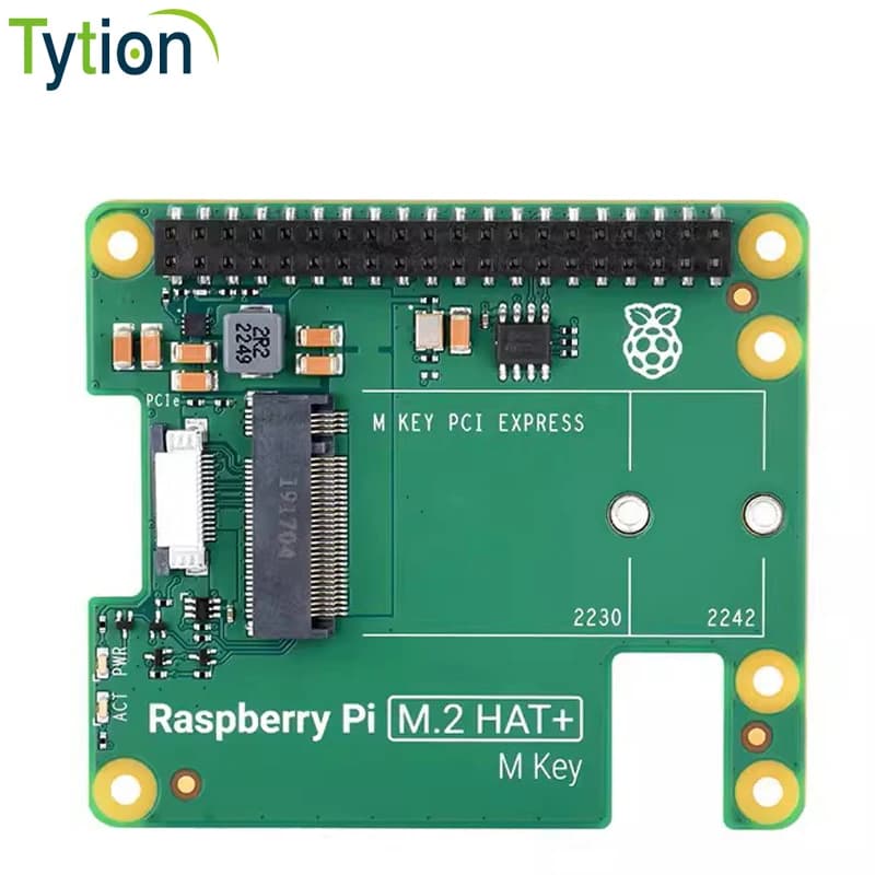 Raspberry Pi 5 M.2 HAT+ Gen2 Gen3 NVME M.2 SSD 2230/2242 Formato M Chiave PCI Express GPIO Scheda di espansione