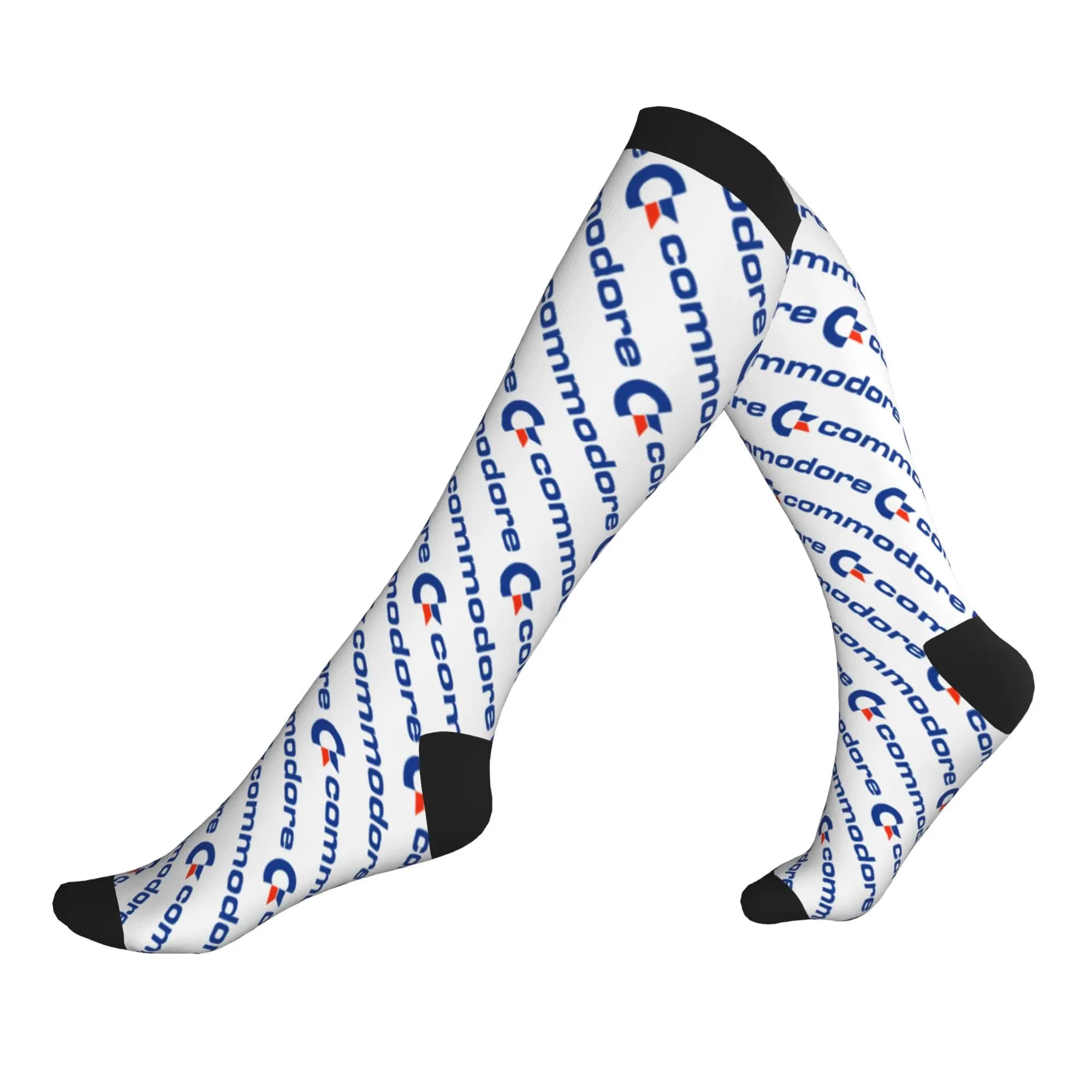 Kawaii Mens Commodore 64 Dress Socks Unisex Comfortable Warm 3D Printed Sports Compression Socks