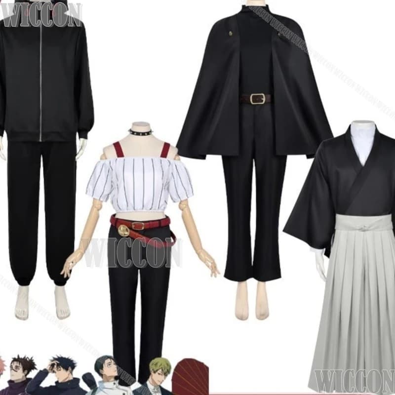 Costume Cosplay Uutsu Kaisen Zenin Maki, Uniform for Halloween, Carnival, Christmas parties, Clothing Naoya Zenin Navidad Carnaval
