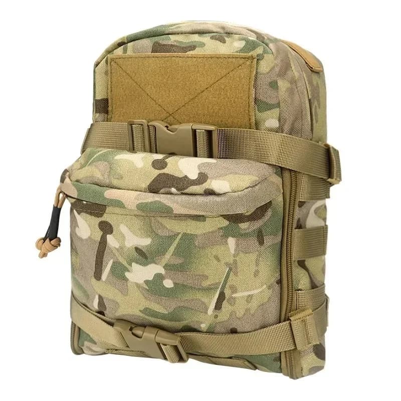 Premium Tactical Add-on Bag MOLLE Water Bladder Carrier Pack for Tactical Vest Hydration Backpack Plate Carrier