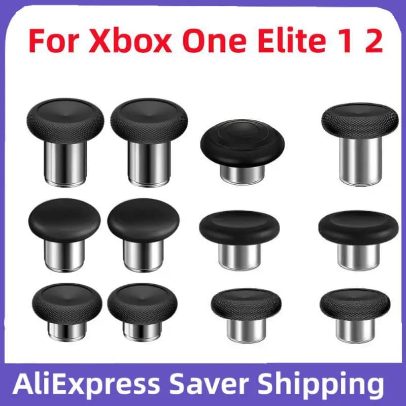 Per Xbox One Elite 1/2nd Controller di gioco Sostituzione in metallo Thumbsticks Grip Analogico Thumb Stick Set Joystick Parti di riparazione