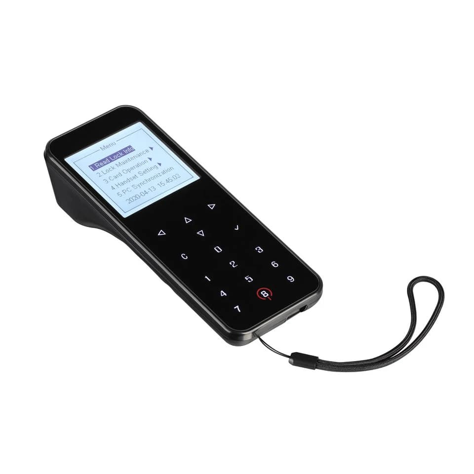 Smart Rfid Card Hotel Lock LCD portatile Programmazione collettore dati Blocco PDA per sistema software di gestione