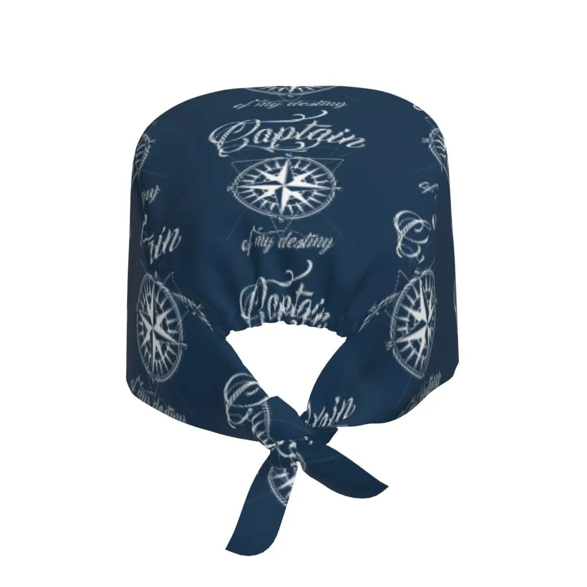 Bussola nautica Capitano Ancora Barca Scrub Cappello Dottore Berretto chirurgico da lavoro Cappellini infermieristici regolabili unisex per dentista