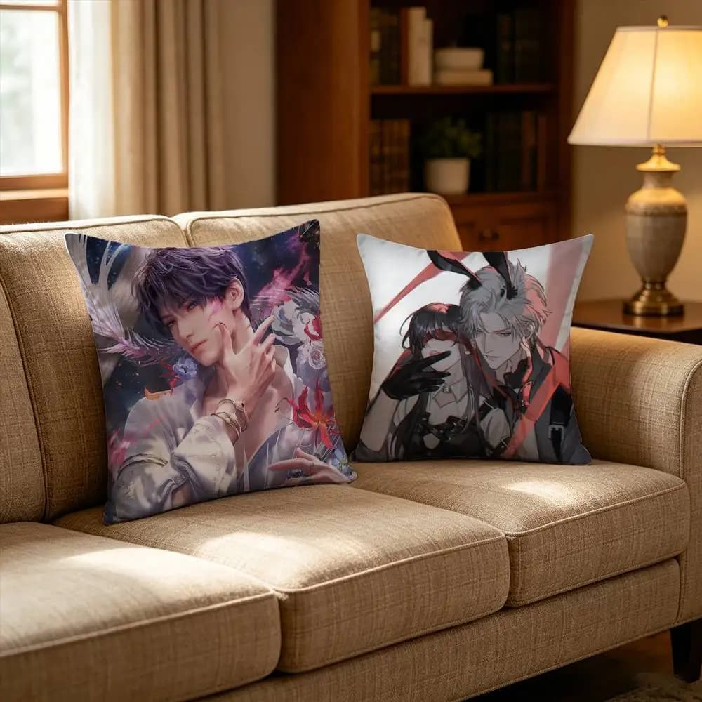 L-Love and Deepspace Sylus Pillow Case for Sofa Living Room Home office Decor Protective Cover