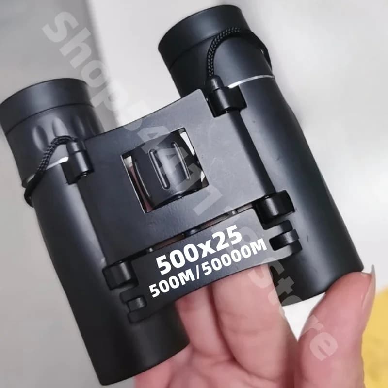 Professional 500x25 Telescope HD Powerful Binoculars Long Range Folding Night Vision Portable Monocular or Camping