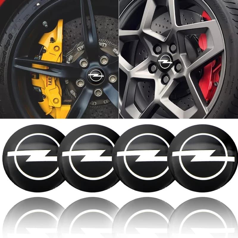4 pcs Center Wheel Car Covers Distinctive Wall decal for Opel Astra Insignia Mokka Zafira Race Vectra Antara Accessories Car