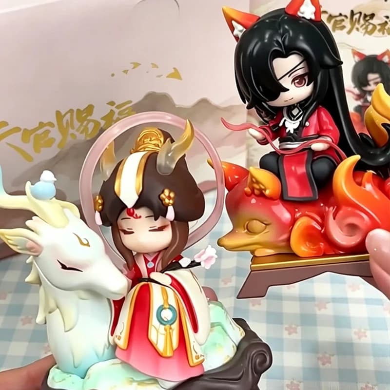 Heaven Official's Blessing Ausptcious Divine Beast Blind Box Tian Guan Ci Fu Action Figure Huacheng Xielian Figure Surprise Toy