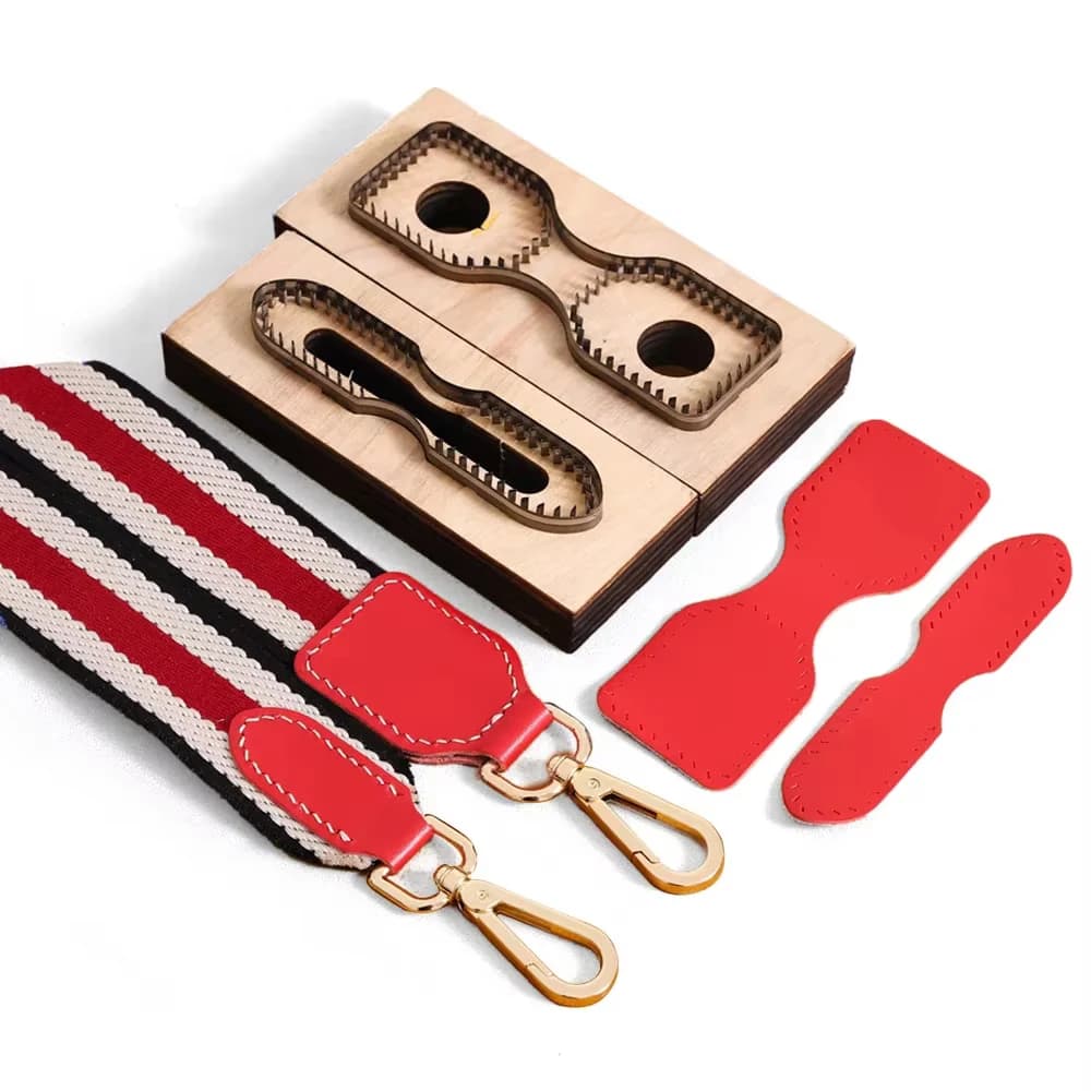 Leather Cutting Mold Die Cutter for Bag Strap Head DIY Punching Knife Template Handmade Mould Leathercraft Accessories New