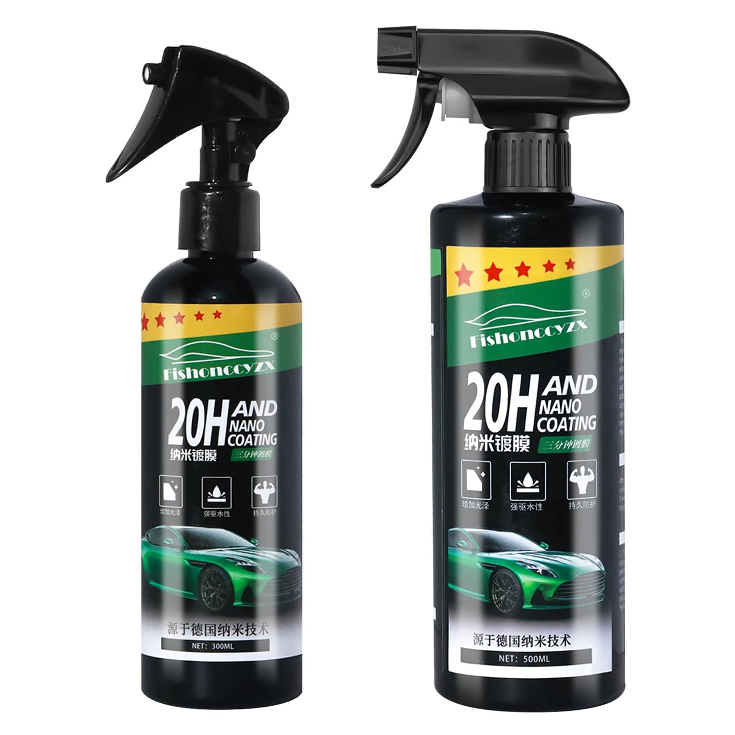 20H Nano Ceramic 500ml Car Coating Auto Detailing Products Liquid Spray Polish Wax Film Paint Care Protector Kit Accessories
