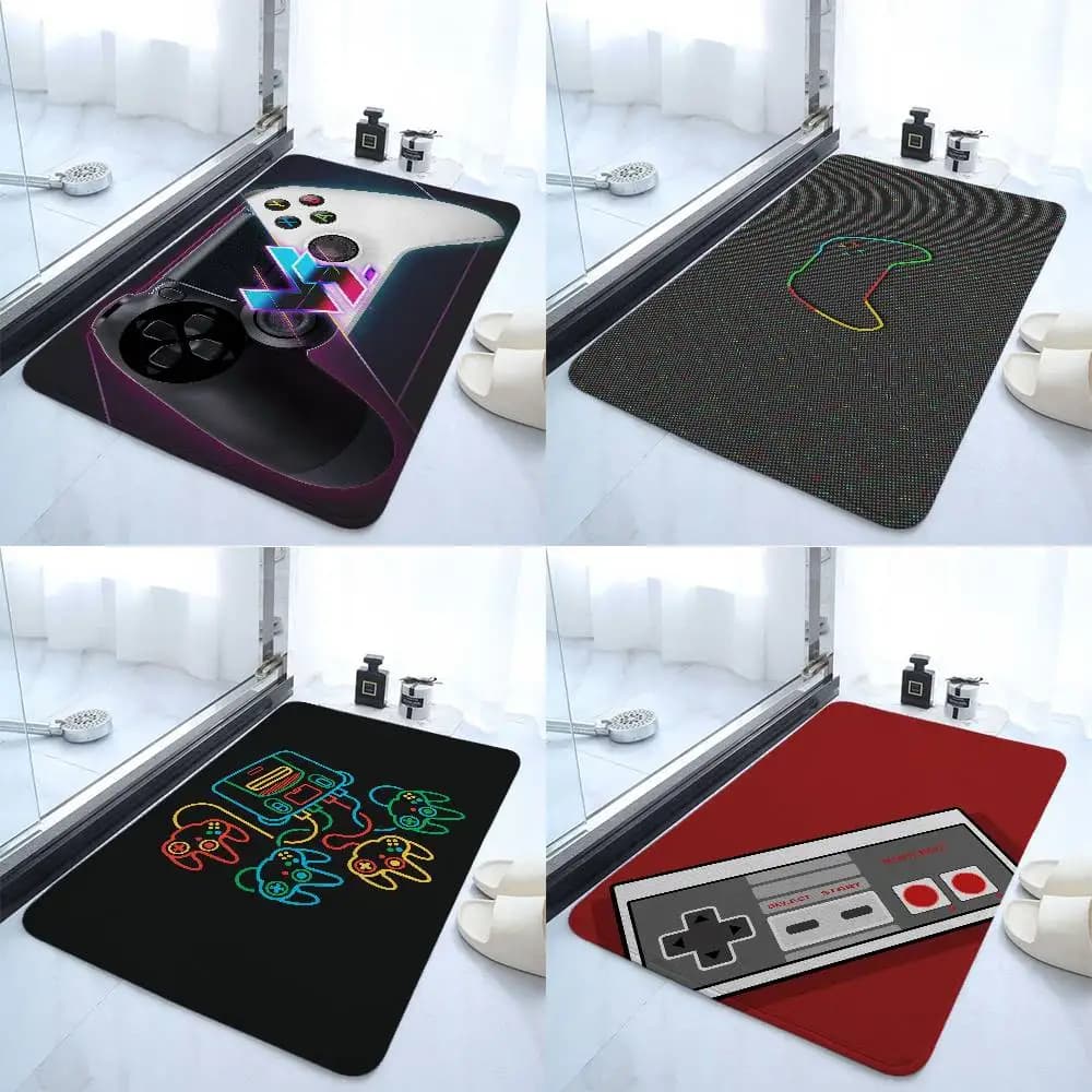 Tappeti per console di gioco, tappeti per lavanderia domestica, tappeti per soggiorno, tappeti decorativi per area lounge, tappetini antiscivolo, zerbini d'ingresso
