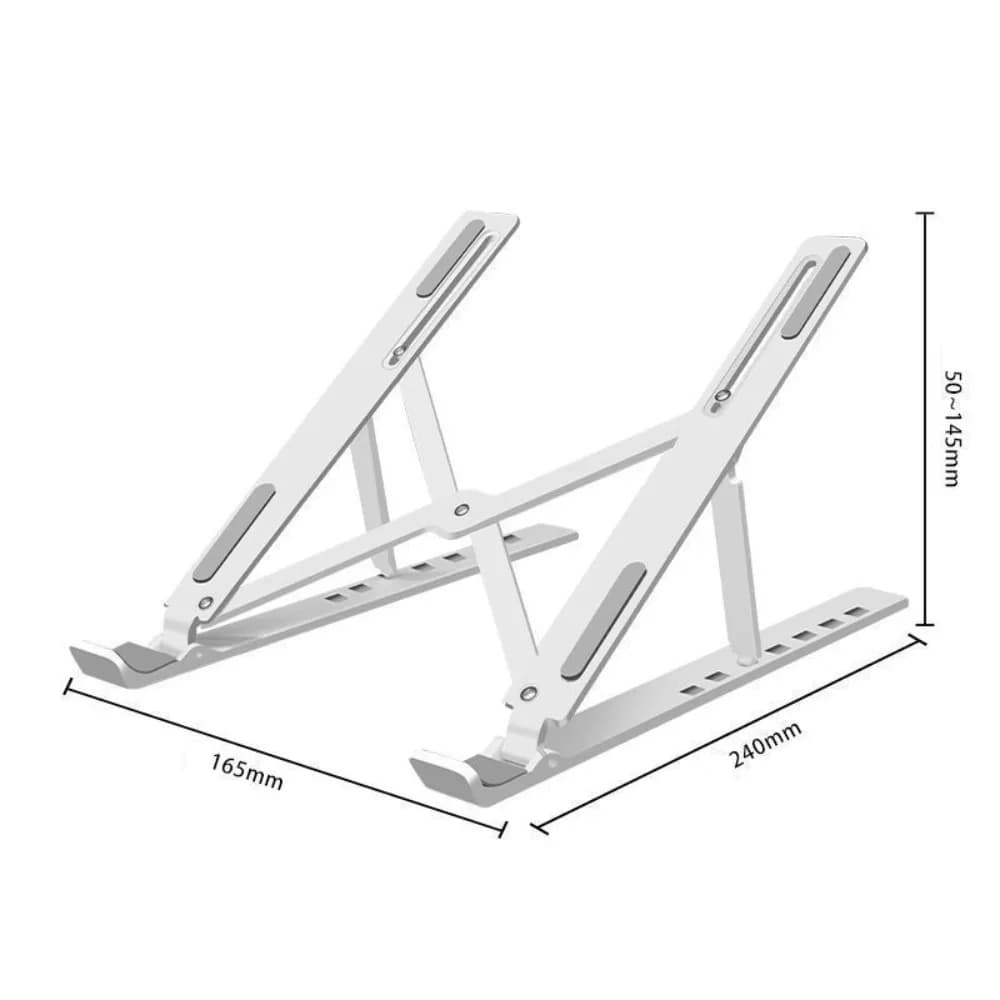 Nuovo supporto universale per laptop Supporto per notebook pieghevole antiscivolo Base di raffreddamento per laptop regolabile per laptop/tablet/telefono