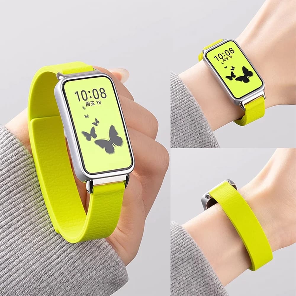 Cinturino magnetico in silicone per Huawei Band 10 9 8 Smart Watch Bracciale sostituibile Correa per Huawei Band 10 9 Accessori originali