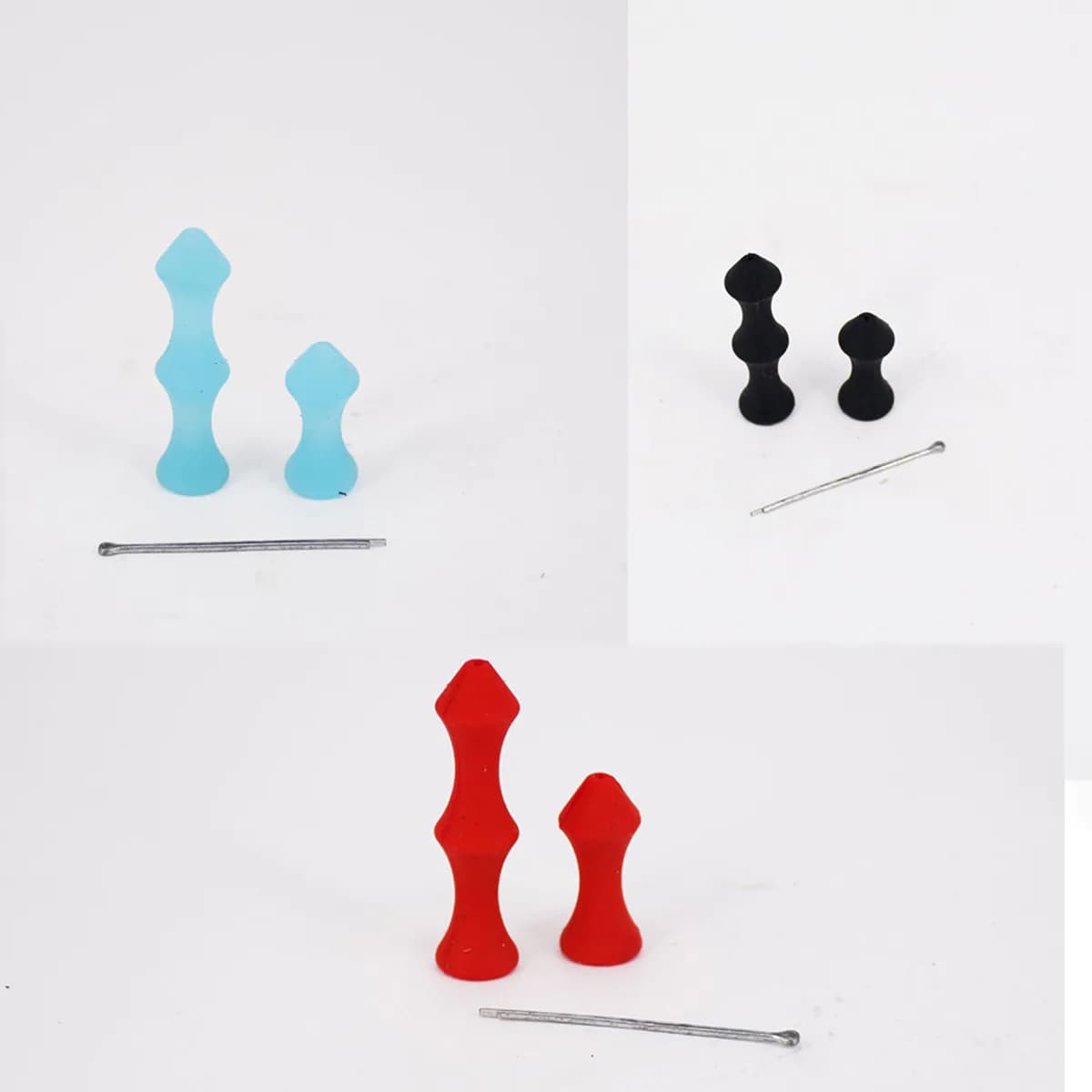 Set di 3 Protezioni per Dita in Silicone a Forma di Arco, Facili da Installare, Senza Punti di Pressione, Maggiore Precisione, Protezione per Dita per Tiro con l'Arco