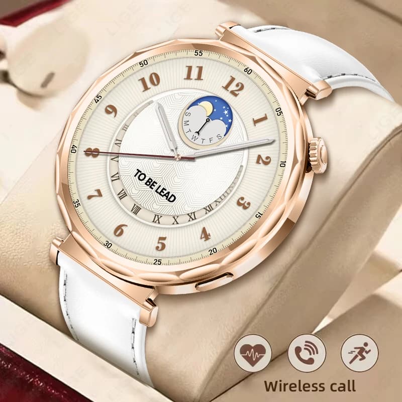 Nuovo Smartwatch GPS 2026 per Donne, Monitoraggio Salute, Frequenza Cardiaca, Chiamate Bluetooth, Impermeabile IP68, Compatibile con Android e iOS