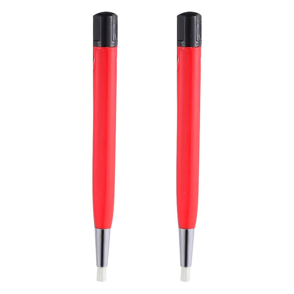 2Pcs Clock Watch Sweeping Pens Fiberglass Cleaning Brushes Adjustable Bristle Length Polishing Grinding Finishing Tool
