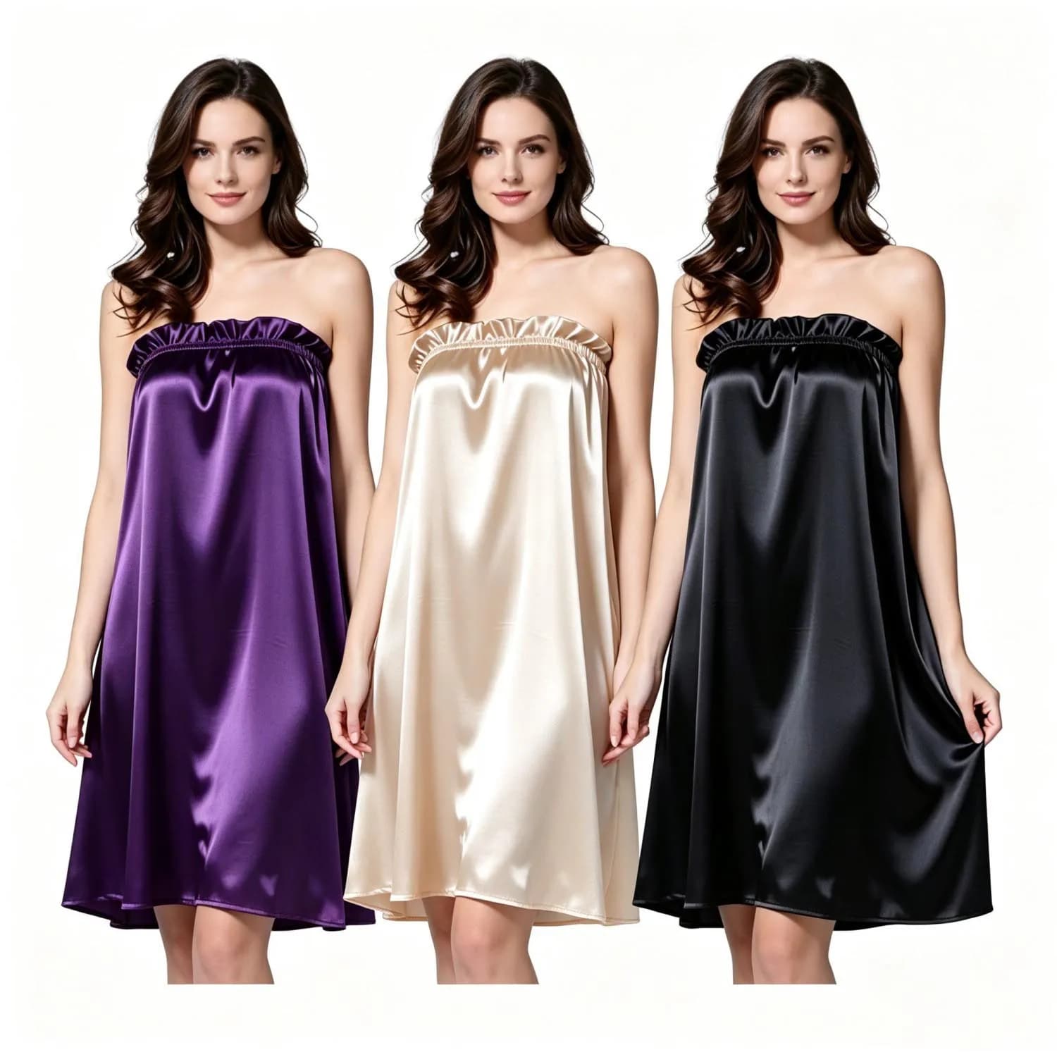 Beauty Salon Bathrobe Women's Style Wrap Chest Nightgown Sauna Steam Room Clothing Mixed Fabric Korean Style Home Textile
