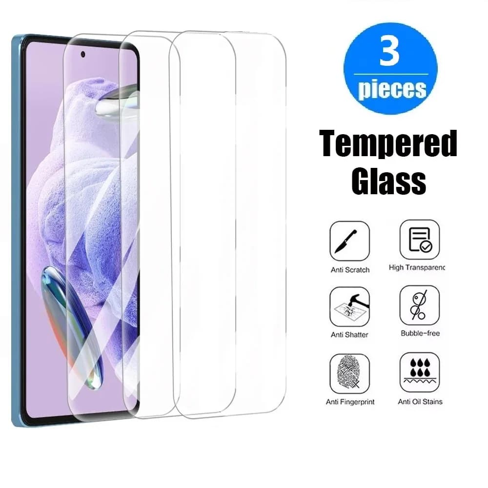 3 pezzi in vetro temperato per Xiaomi Mi Play CC9E 10 12 Lite Redmi A3 10X 9 8A Dual 9 Prime Power protezione schermo