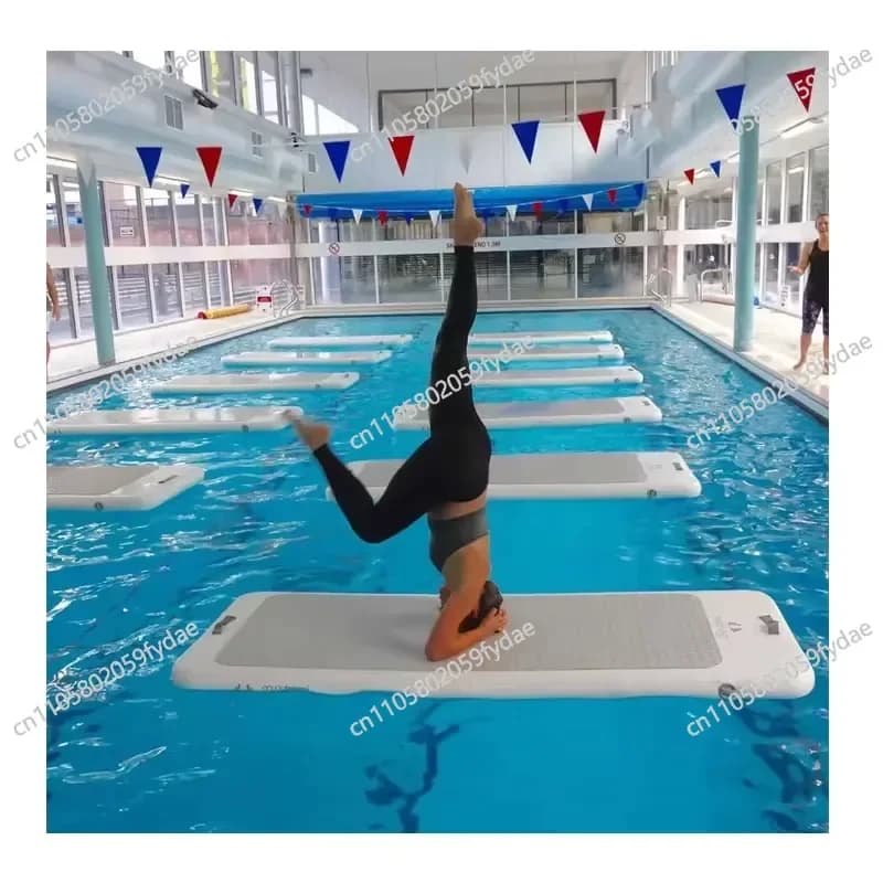Gym Air Yoga Mat Floating Water Mat Pvc Floating Platform Gymnastics Fitness Charger