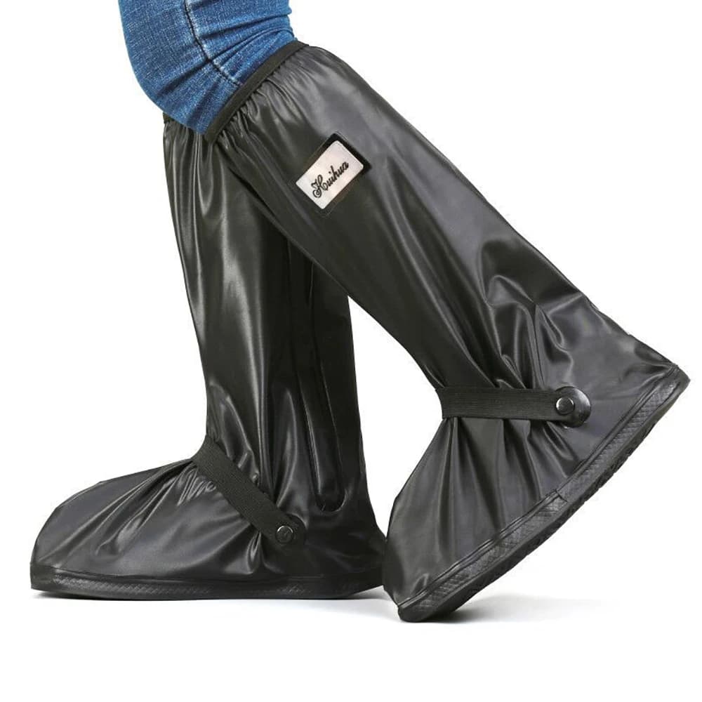 Copristivali antiscivolo Impermeabili 1 paio Protezioni per scarpe unisex per giornate di pioggia e innevato Copriscarpe da pioggia per scooter da moto