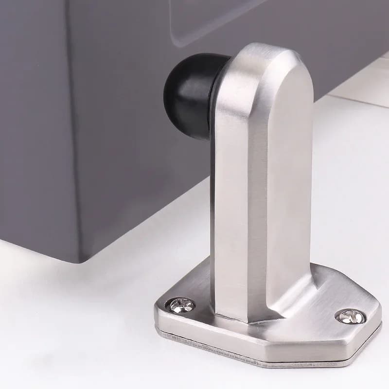 Fermaporta anticollisione per carichi pesanti Limitatore per porta in vetro Fermaporta in acciaio inossidabile adatto per hardware per porte di grandi dimensioni per esterni