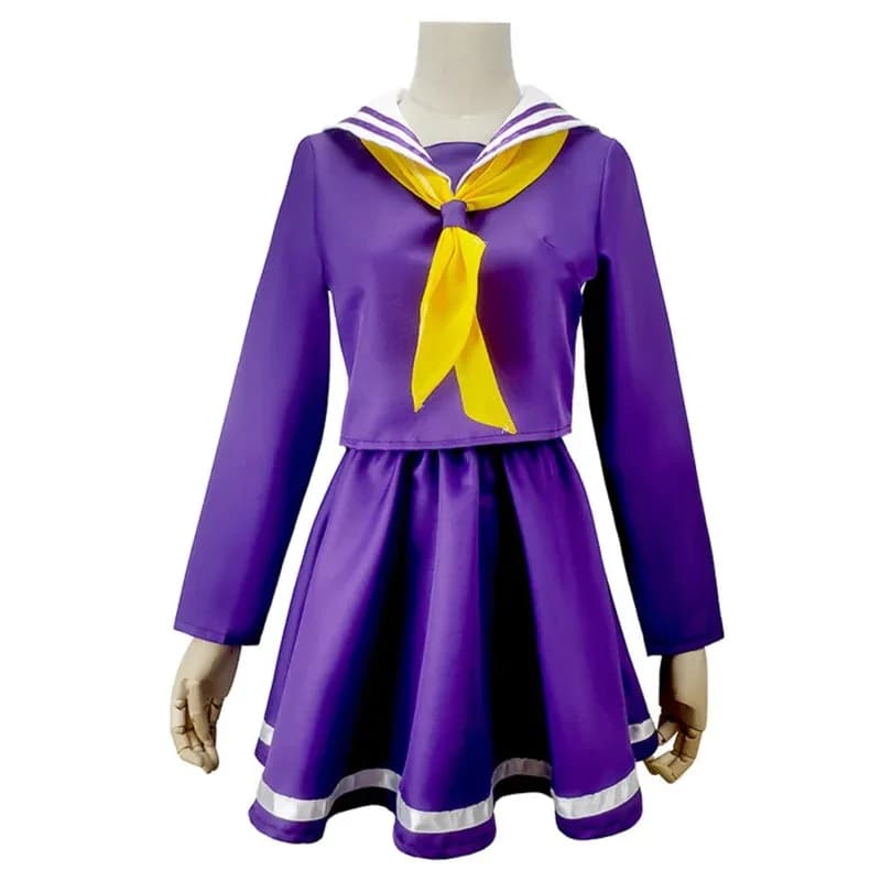 No Game No Life - Shiro Costume Cosplay Uniforme Abiti Abiti Carnevale di Halloween Suitb;4.f'7;j,3'
