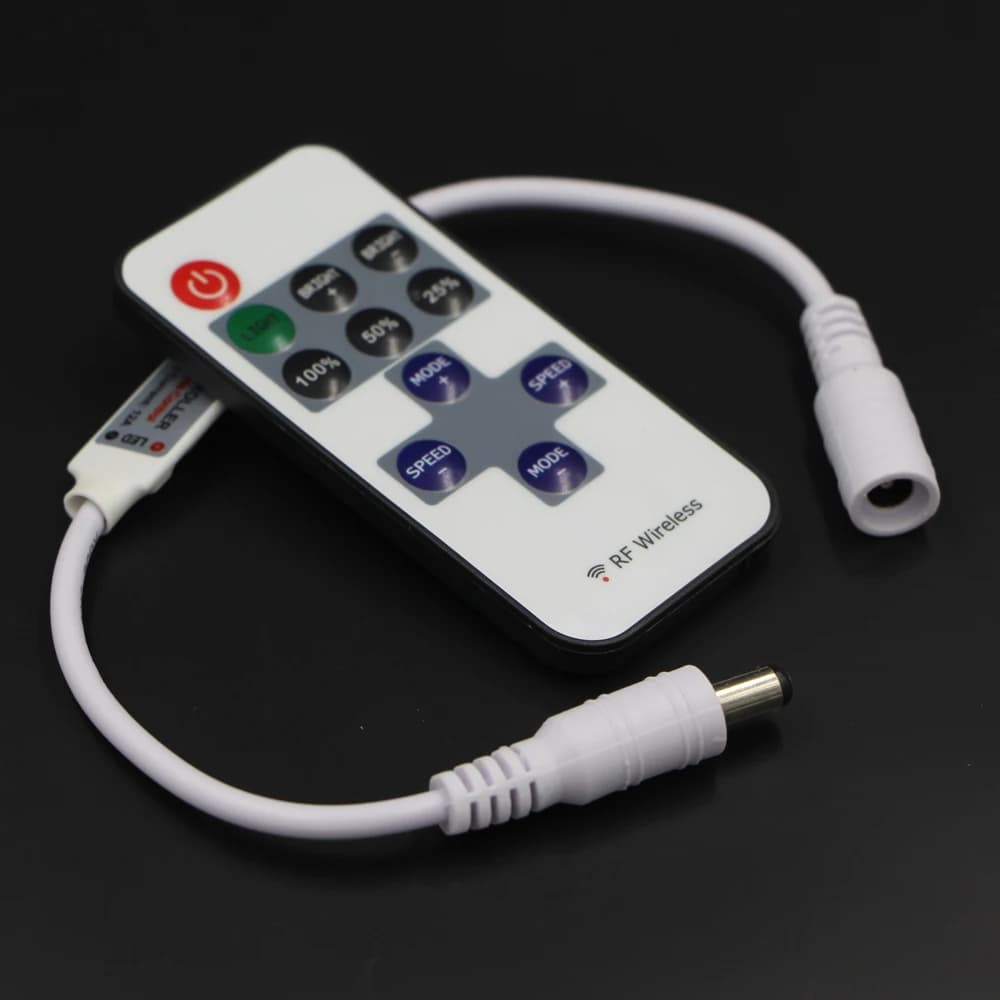DC5V-24V RF 11KEY MINI Luce monocolore SMD 5050 2835 5730 Striscia LED Controller di illuminazione Modulo pubblicitario per pittura decorativa