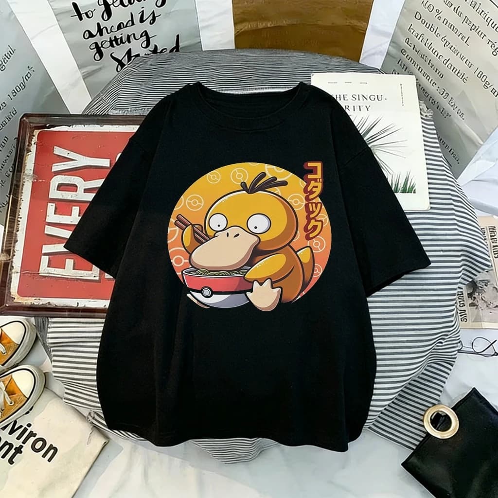 Pokemon 2026 Nuova T-shirt di Tendenza da Uomo, T-shirt Casual Girocollo da Donna a Maniche Corte, Maglietta Estiva Sportiva Casual, Top a Maniche Corte Y2k per Bambini