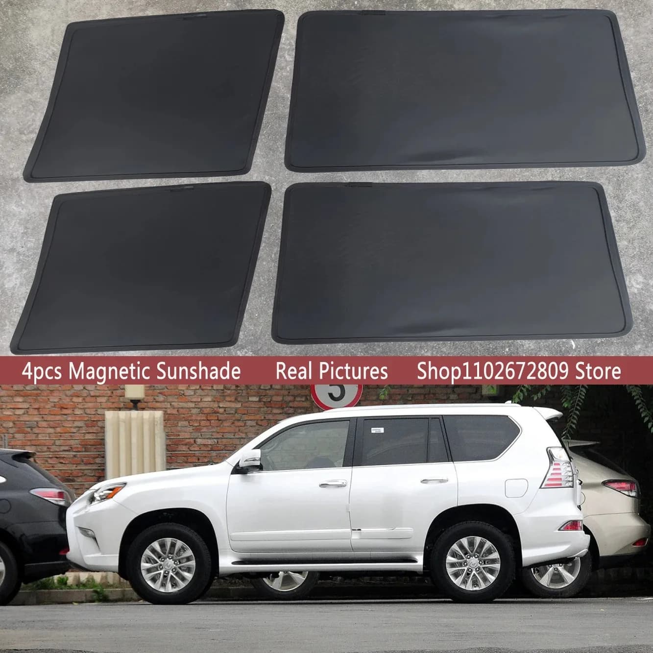 Parasole Magnetico per Auto, Tendina Parasole per Parabrezza Anteriore per Lexus GX 460 400 GX460 URJ15 2010 - 2023, Accessori