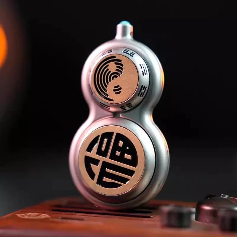 Cursore in metallo Fidget Ruota a cricchetto Moneta tattile Carta di spinta magnetica Fidget Roller Spinner EDC Giocattolo sensoriale antistress Ansia
