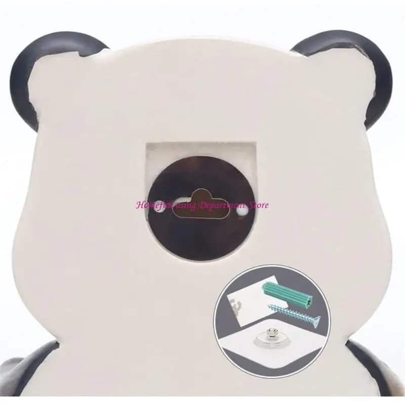 Porta toilette per toilette panda montato a parete per divertimento decori del bagno