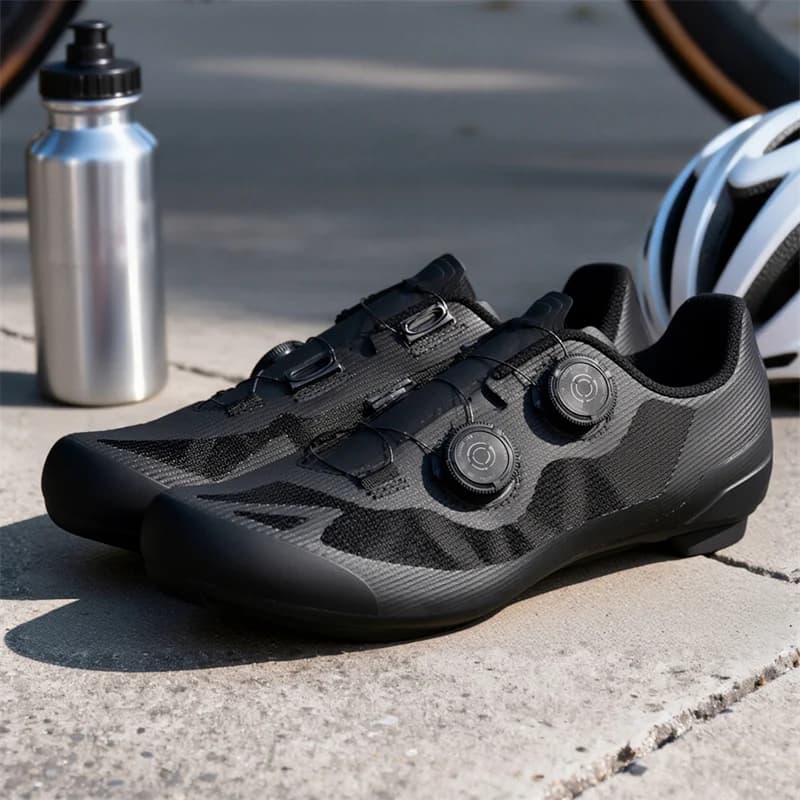 New Cycling Shoes on Road Ultra-light for Men, Professional Shoes SPD with Clips, Cycling Shoes on Road Self-locking for Women
