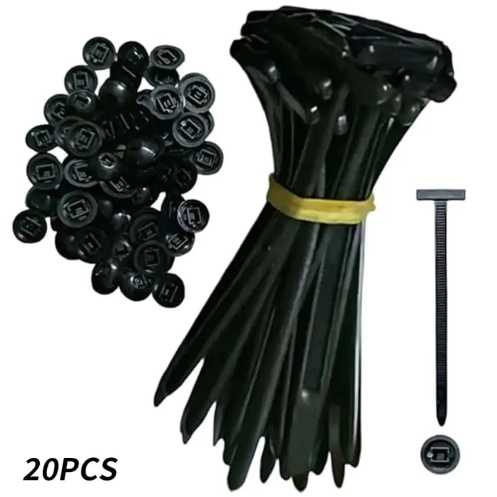 Fascette stringicavo universali in nylon resistenti da 20/50/100 pezzi, multiuso, in plastica durevole, leggere