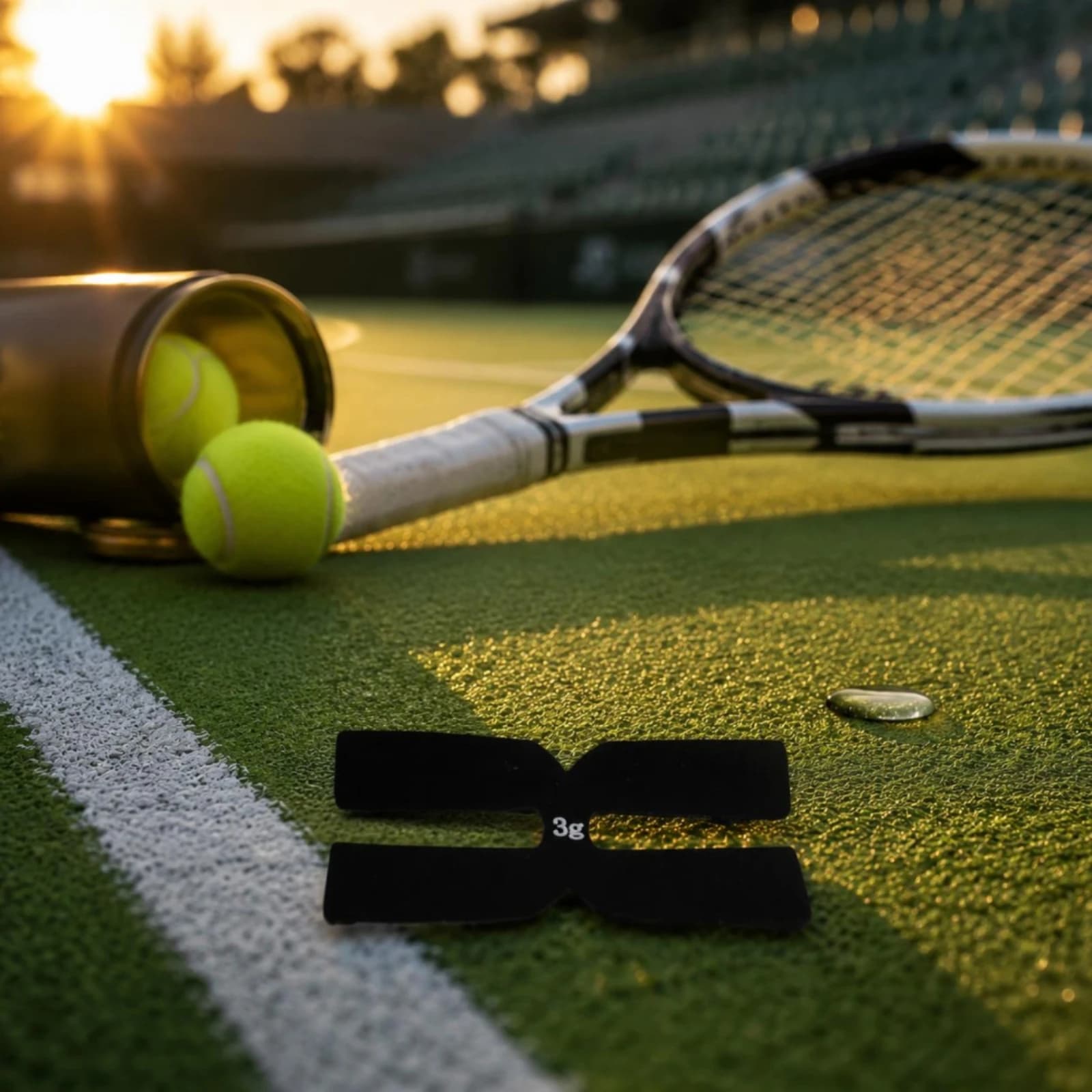 Racket Balance Tab Narrow Bridge Tennis Racket Weight Tab Sports Accessory Attachable Adhesive