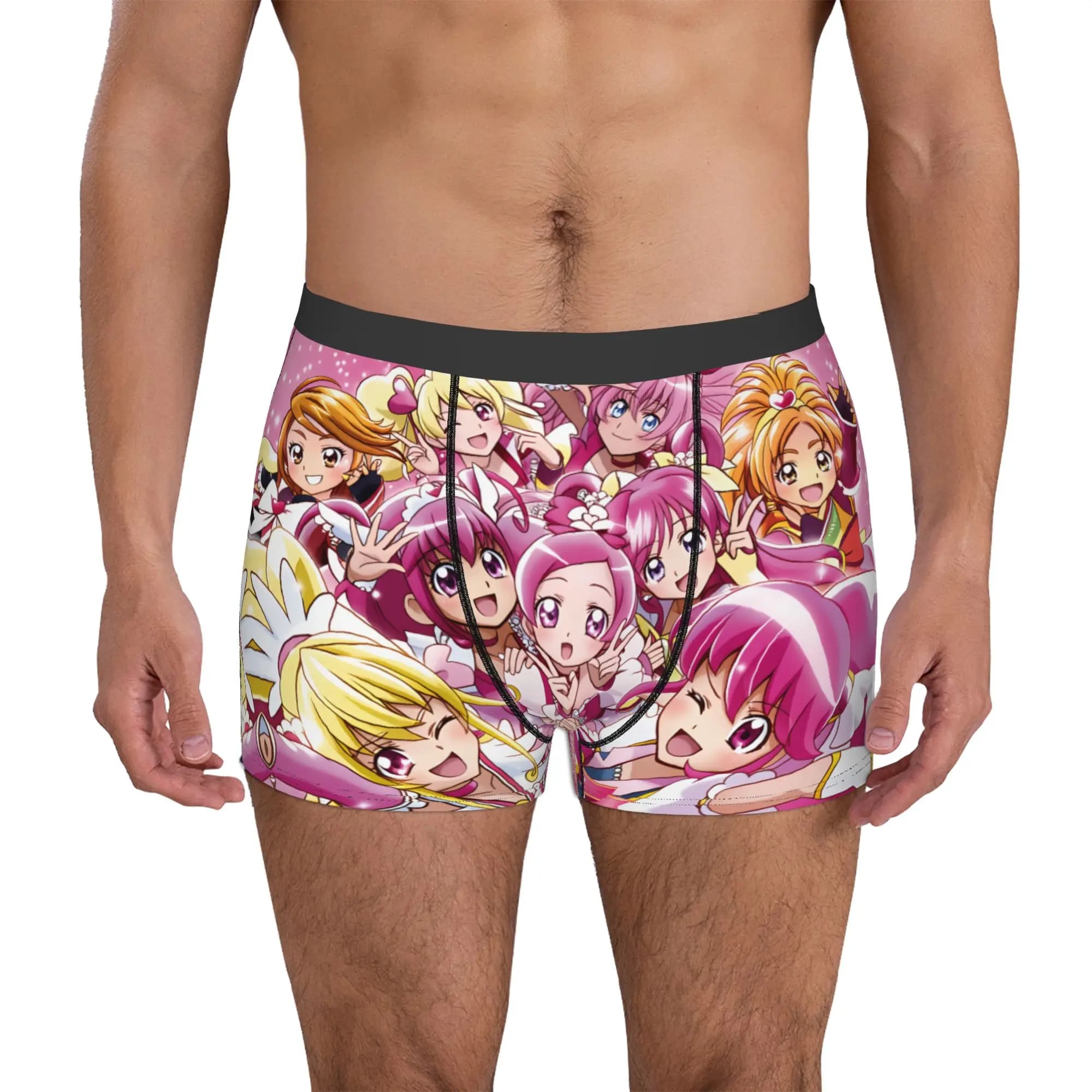 Yayoi Kise Pretty Cure Akane Hino Reika Aoki Boxer Shorts per uomo Miyuki Hoshizora Intimo Mutandine Slip Mutande morbide
