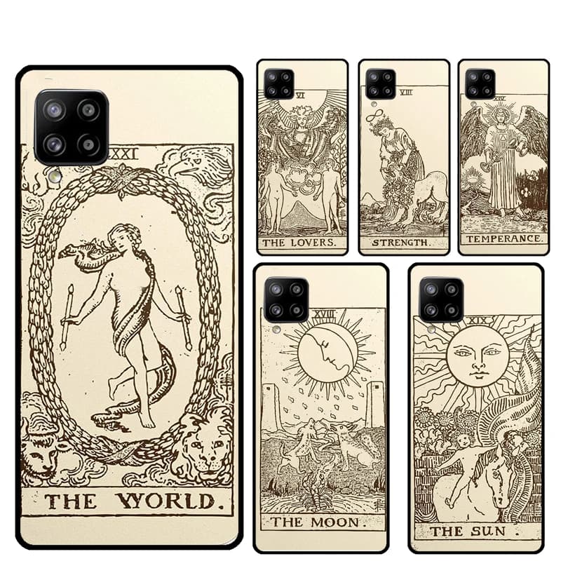 Tarocchi Carta Astrologia Sole Luna Amante Per Samsung Galaxy A56 A36 A26 A16 A05 A06 A22 A32 A52 A54 A34 A14 A55 A15 A53 A33 A35 Caso
