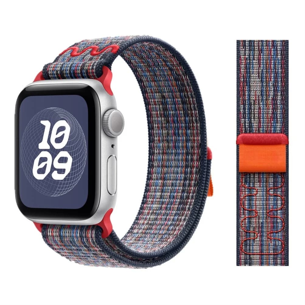 Cinturino Sportivo in Nylon per Apple Watch 49mm, Bracciale a Loop per iWatch S11 S10 S9 S8 S7 S6 5 4 3 SE2 Ultra 2 46mm 45mm 44mm 41mm 42mm