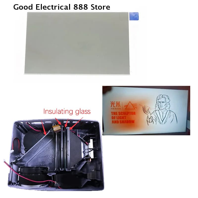 【GE】 1 pellicola polarizzante isolante termicamente per riparazione mini proiettore LCD da 4 pollici per UC40 UC46 Rigal