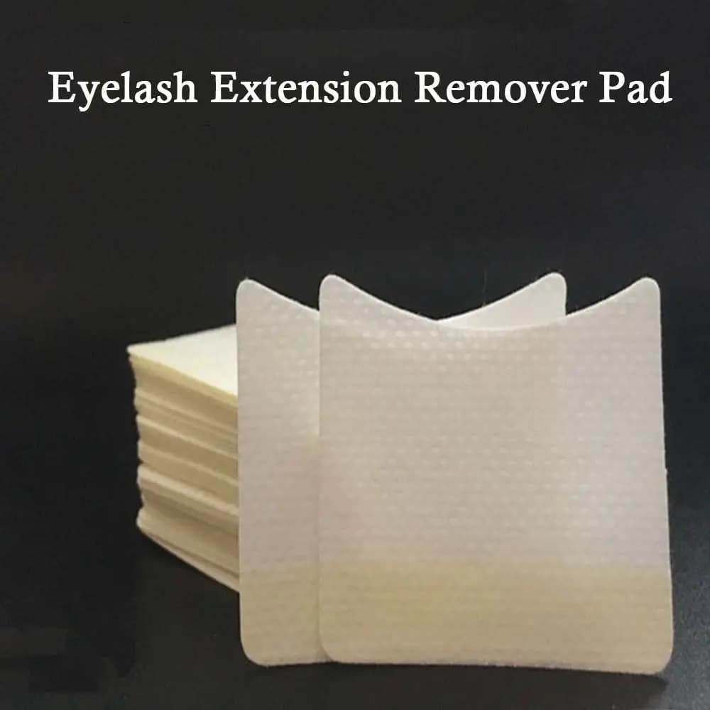 Eye Pads Cotton Non-woven Eyelash Remover Pads Grafting Eyelash Sticker Eyelash Extension Patches False Eyelash Glue Remover