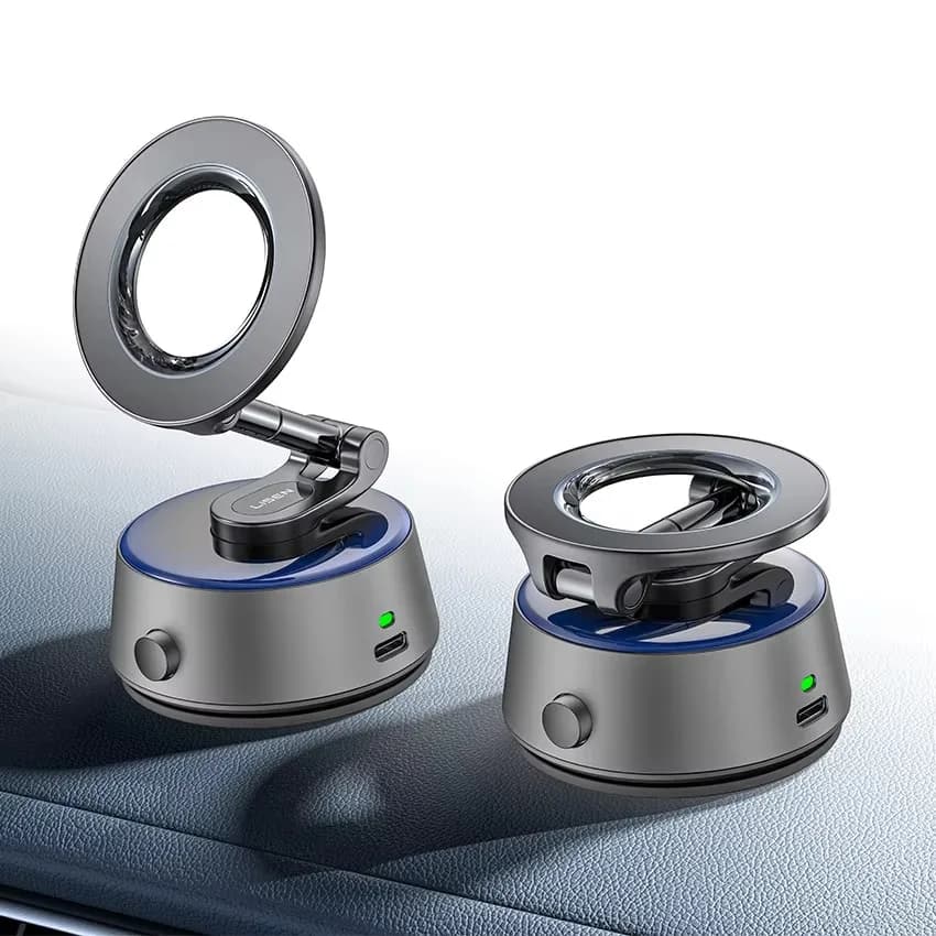 LISEN A690 360 ° Supporto Magnetico Girevole per Telefono da Auto con 4 Assi di Regolazione per Cruscotto e Parabrezza