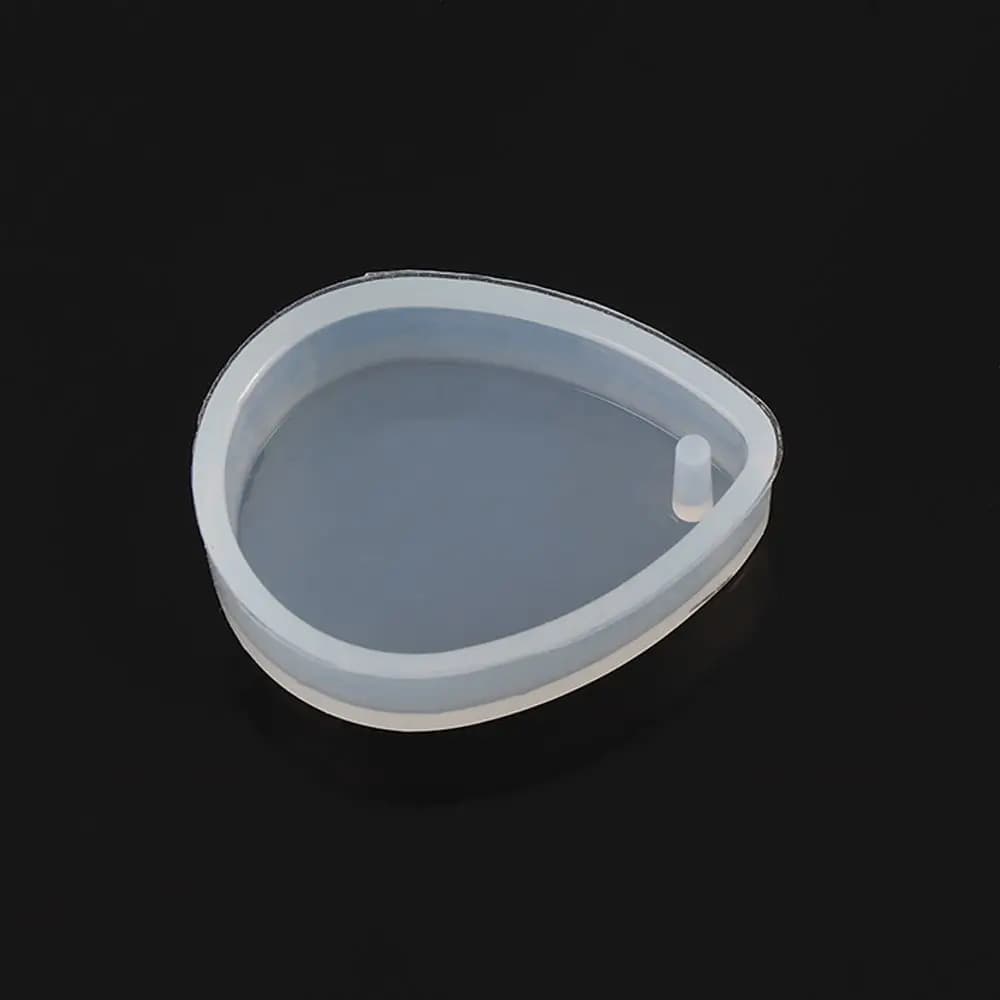 Stampo in Silicone per Resina Epossidica a Forma Ovale e Quadrata, Set da 5 Pezzi, Strumento per Creazione di Gioielli Fatti a Mano