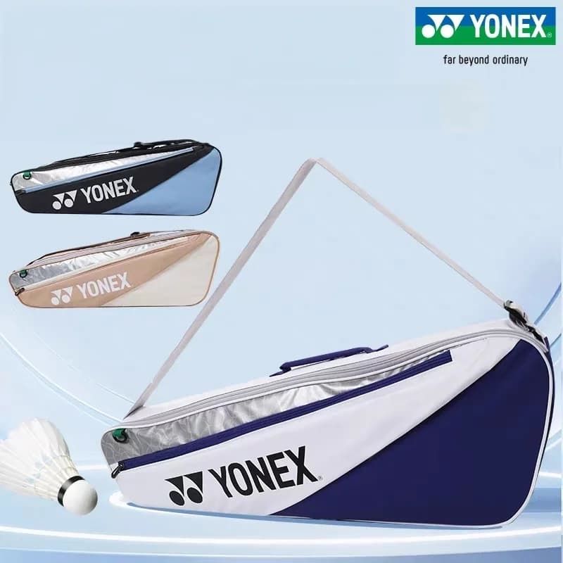 Badminton YONEX backpack, large double shoulder bag for 3 rackets, sports bag BA52523 ♪